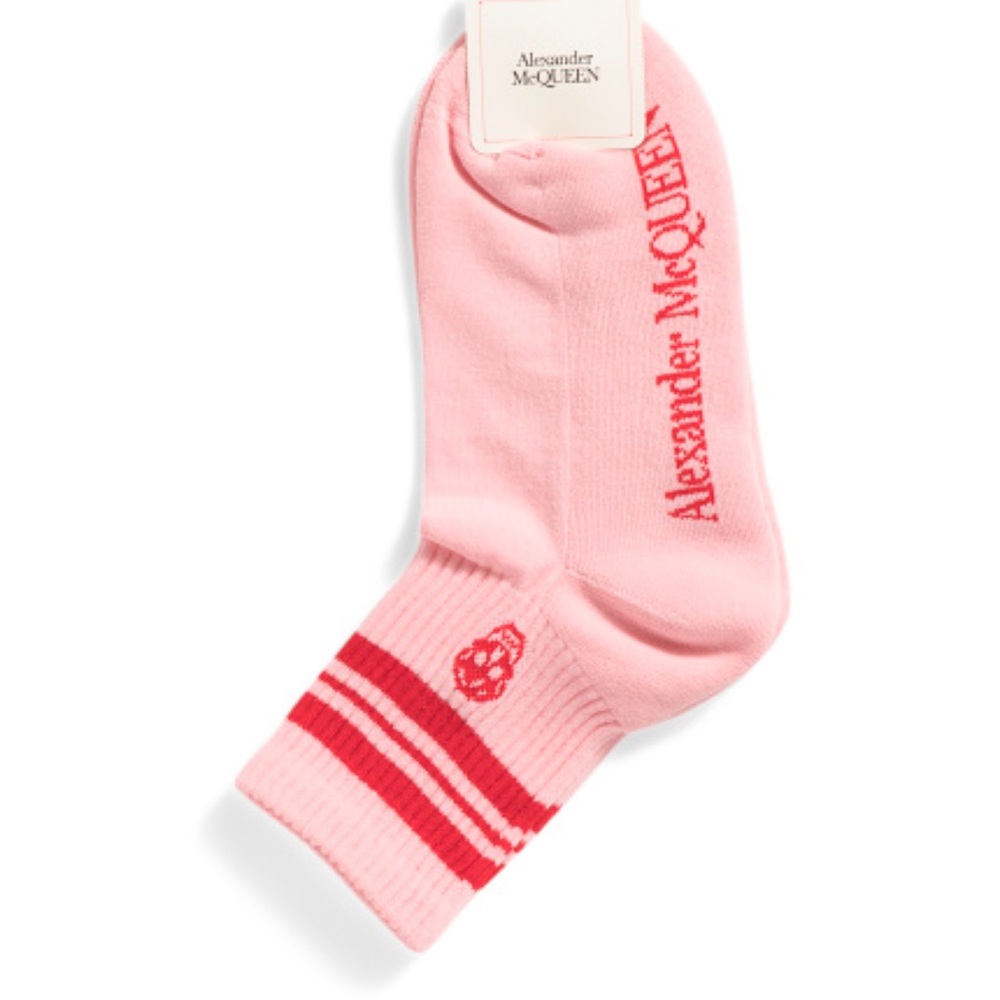 Alexander McQueen Skull Stripe Socks